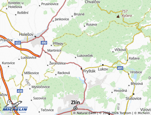 Mappa MICHELIN Lukoveček - ViaMichelin
