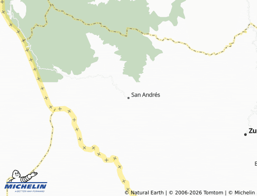 MICHELIN San Andrés map - ViaMichelin