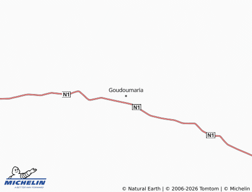 Carte MICHELIN Goudoumaria - ViaMichelin