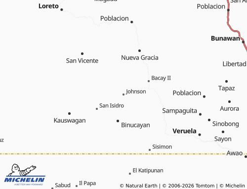 MICHELIN Johnson map - ViaMichelin