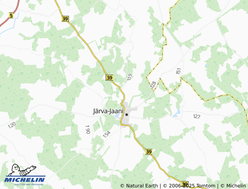 MICHELIN Jalalõpe map - ViaMichelin