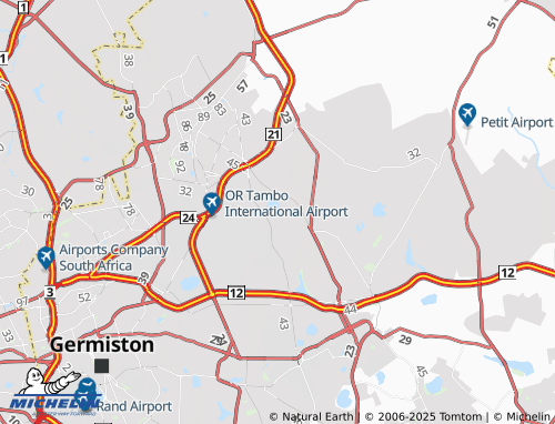 MICHELIN Caro Nome Agricultural Holdings map - ViaMichelin