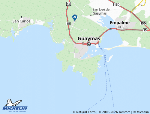 MICHELIN Pescadores map - ViaMichelin