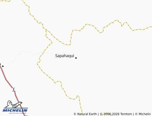 MICHELIN Sapahaqui map - ViaMichelin