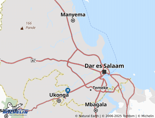 MICHELIN Sinza map - ViaMichelin
