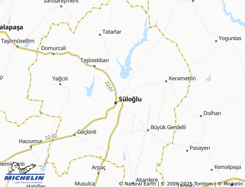 MICHELIN Cumhuriyet map - ViaMichelin