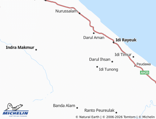MICHELIN Paya Laman map - ViaMichelin