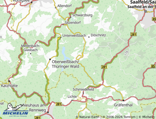 MICHELIN Meura map - ViaMichelin