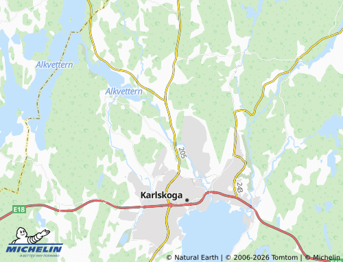 MICHELIN Gälleråsen map - ViaMichelin