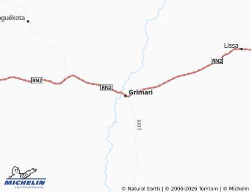 Mappa MICHELIN Grimari - ViaMichelin