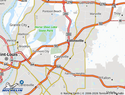 Mappa MICHELIN State Park Place - ViaMichelin
