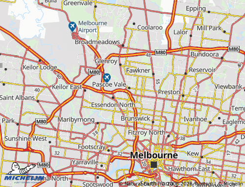MICHELIN Strathmore map - ViaMichelin