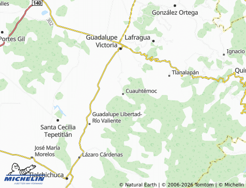Mapa MICHELIN Cuauhtémoc - ViaMichelin
