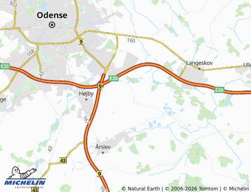 MICHELIN Allerup Torup map - ViaMichelin