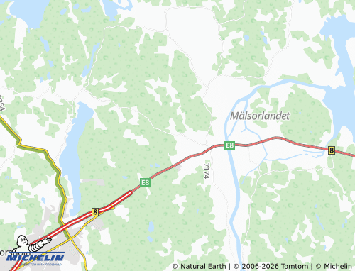 Kaart MICHELIN Mararna - ViaMichelin