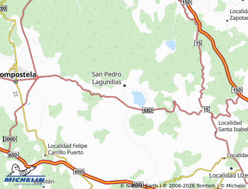 MICHELIN Nuevo Progreso map - ViaMichelin
