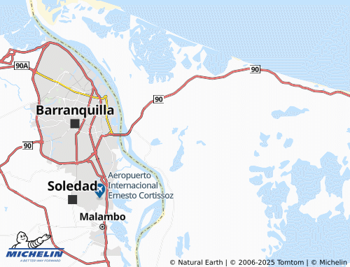 Carte MICHELIN Isla Pensilvania - ViaMichelin