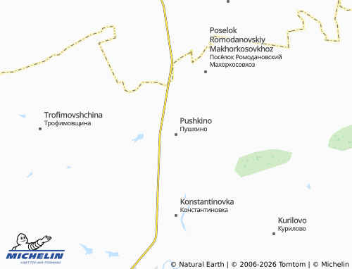 MICHELIN-Landkarte Pushkino - ViaMichelin