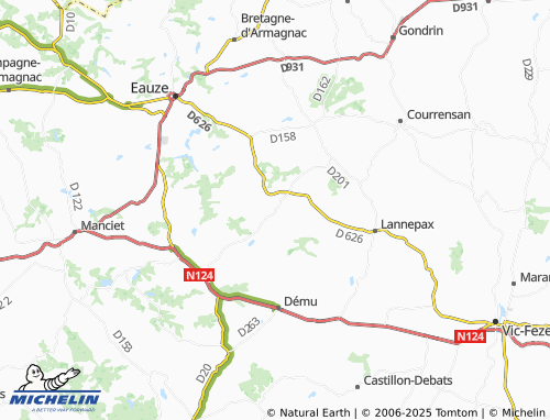 Carte MICHELIN Noulens - ViaMichelin