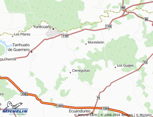 MICHELIN El Refugio map - ViaMichelin