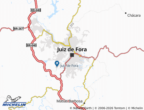 Mapa MICHELIN Juiz de Fora - ViaMichelin