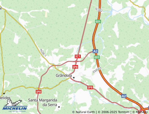 MICHELIN Vale Gamito map - ViaMichelin