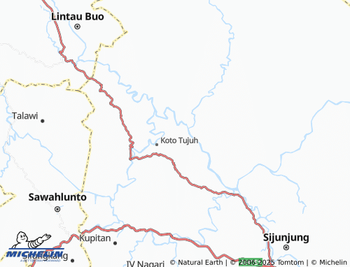 MICHELIN Padang Laweh map - ViaMichelin