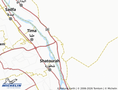 Mappa MICHELIN al-Othmaniyyah - ViaMichelin