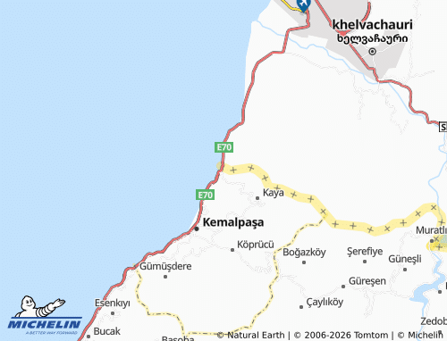 MICHELIN Sarp map - ViaMichelin
