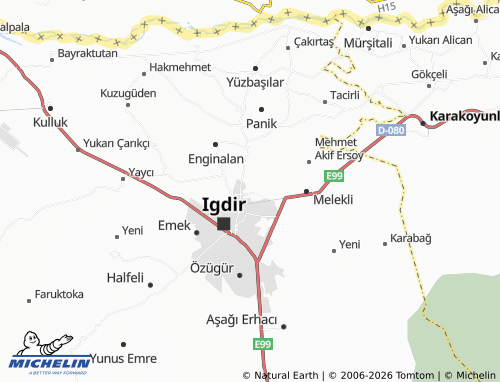 Mapa MICHELIN Pir Sultan Abdal - ViaMichelin