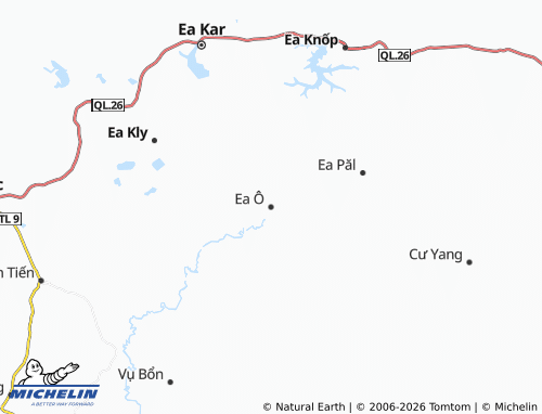 MICHELIN Ea Ô map - ViaMichelin