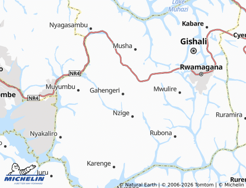 MICHELIN-Landkarte Gahengeri - ViaMichelin