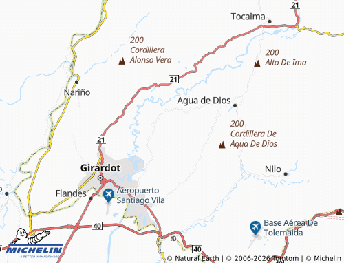 Carte MICHELIN La Carrera - ViaMichelin