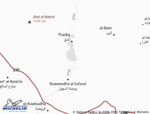 Mappa MICHELIN al-Yarmouk - ViaMichelin
