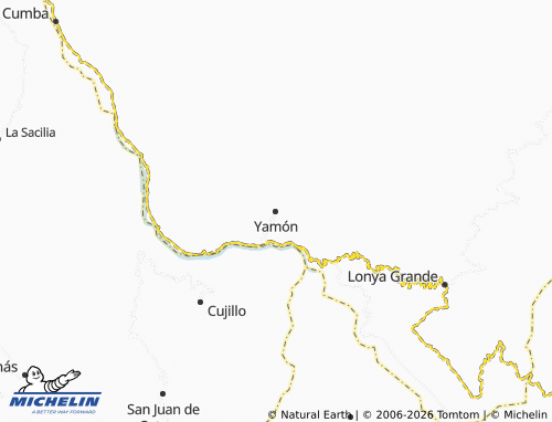 MICHELIN Yamón map - ViaMichelin