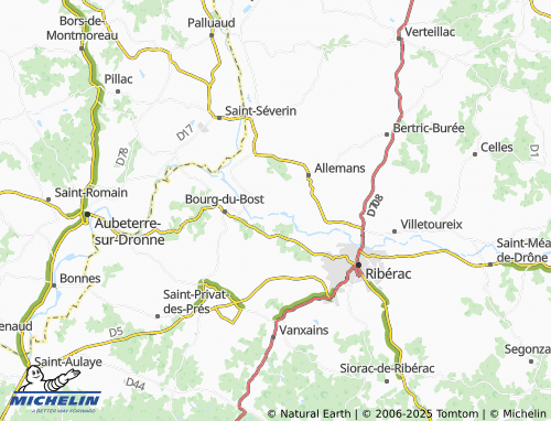 MICHELIN Épeluche map - ViaMichelin