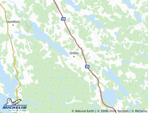 MICHELIN Grebo map - ViaMichelin