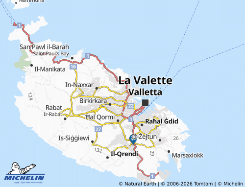 MICHELIN-Landkarte San Ġwann - ViaMichelin
