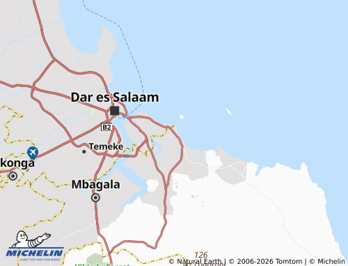 MICHELIN-Landkarte Magogoni - ViaMichelin