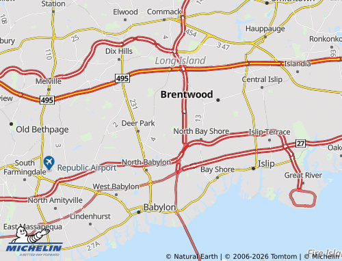 Mapa MICHELIN Baywood - ViaMichelin