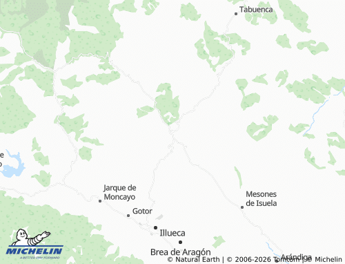 MICHELIN Tierga map - ViaMichelin