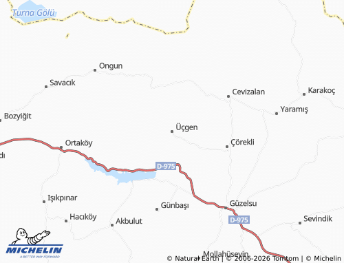 Kaart MICHELIN Üçgen - ViaMichelin