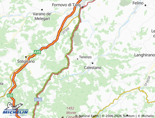 Mappa MICHELIN Terenzo - ViaMichelin
