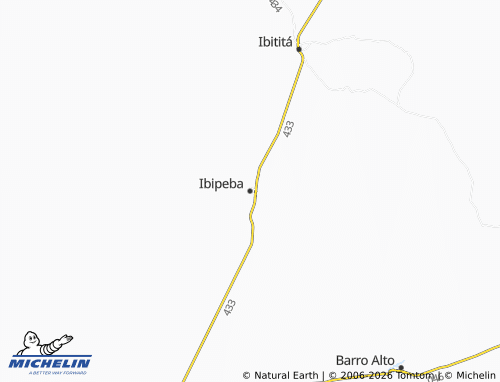 Kaart MICHELIN Ibipeba - ViaMichelin