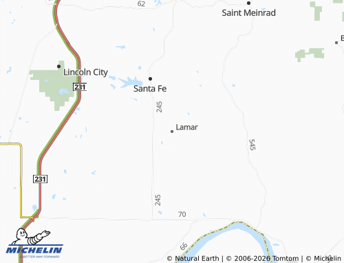 Mappa MICHELIN Lamar - ViaMichelin