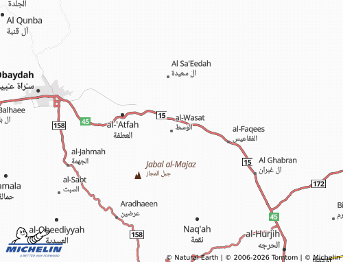 MICHELIN-Landkarte al-Wasat - ViaMichelin