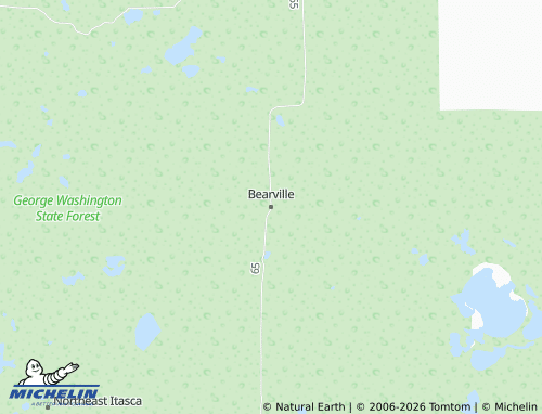 Carte MICHELIN Bearville - ViaMichelin