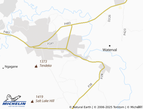 MICHELIN Lekkerwater map - ViaMichelin