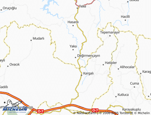 MICHELIN-Landkarte Değirmençayırı - ViaMichelin