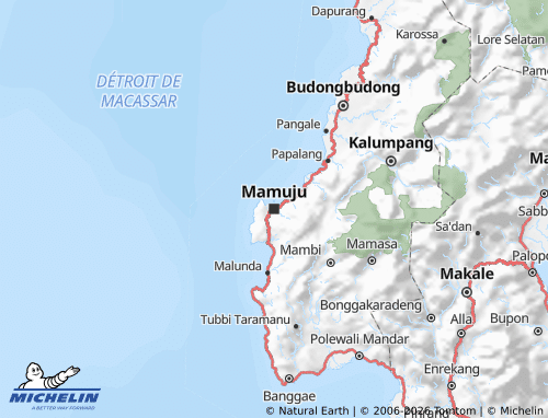 MICHELIN West Sulawesi map - ViaMichelin